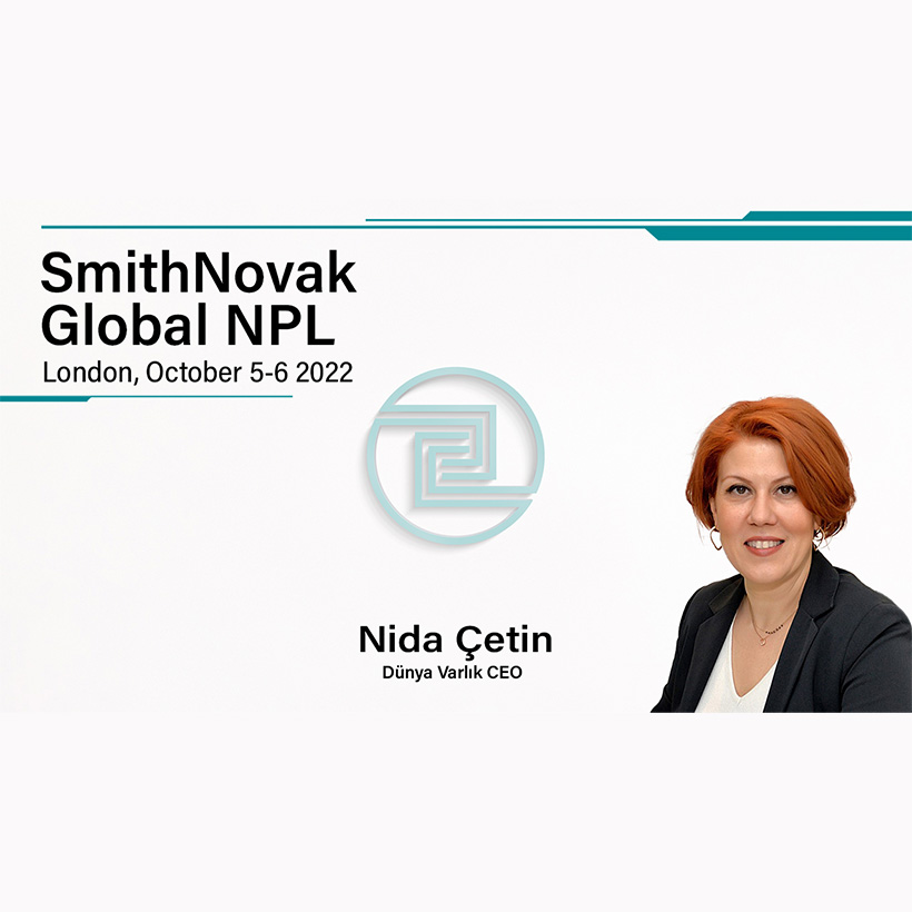 NIDA CETIN WILL BE A SPEAKER AT THE GLOBAL NPL 2022 CONFERENCE